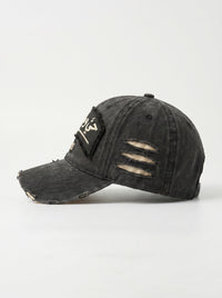 Cap - Charcoal Distressed — cap charcoal side