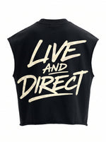 Cropped Vest - Cream Camo — cropped vest cream camo back angled