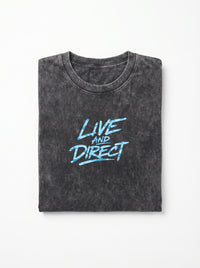 Grey Acid Wash Tee - Baby Blue Camo — grey acid wash baby blue folded