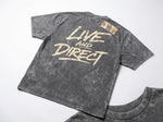 Grey Acid Wash Tee - Cream Camo — grey acid wash cream camo back angled